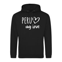 Unisex Hoodie Peru my love Größe S-3XL