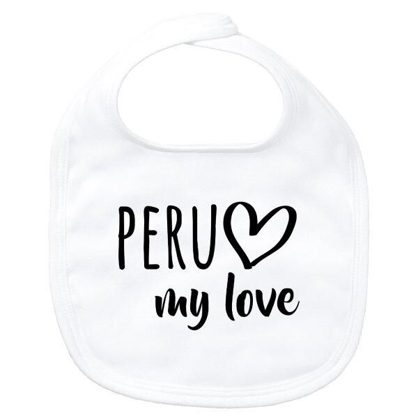 Baby Lätzchen Peru my love