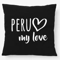 Kissen Peru my love 40x40cm