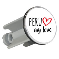 Waschbeckenstöpsel Peru my love 4cm Abflussstopfen