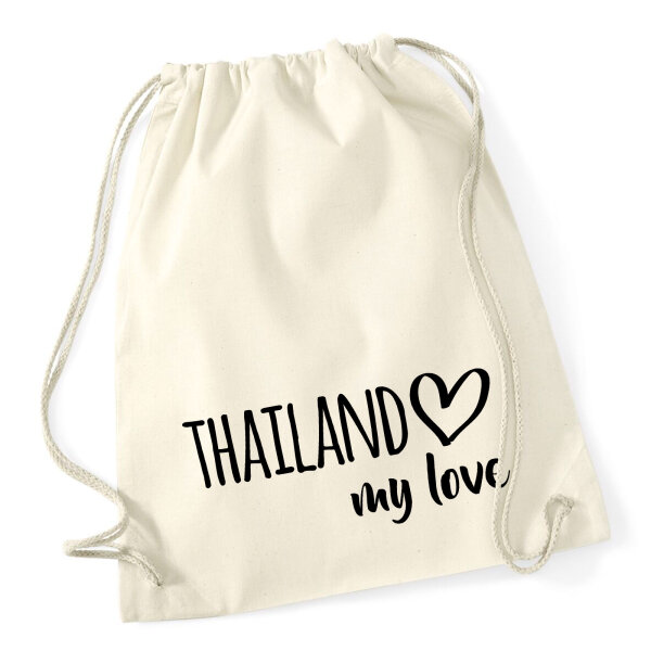 Turnbeutel Thailand my love 12 Liter