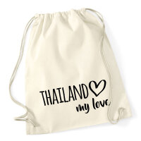 Turnbeutel Thailand my love 12 Liter