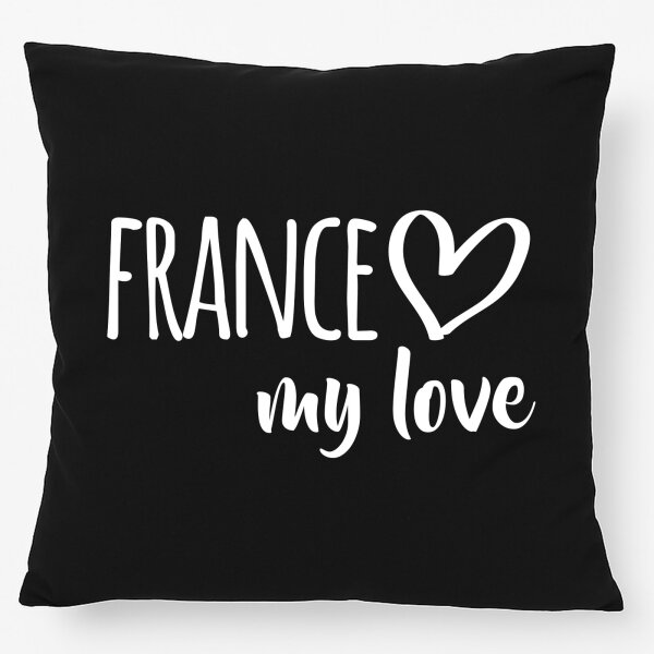 Kissen France my love 40x40cm
