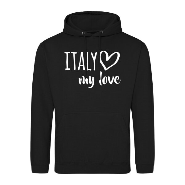 Unisex Hoodie Italy my love Größe S-3XL