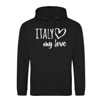 Unisex Hoodie Italy my love Größe S-3XL