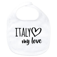 Baby Lätzchen Italy my love Klettverschluss
