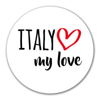 Aufkleber Italy my love 10cm Sticker