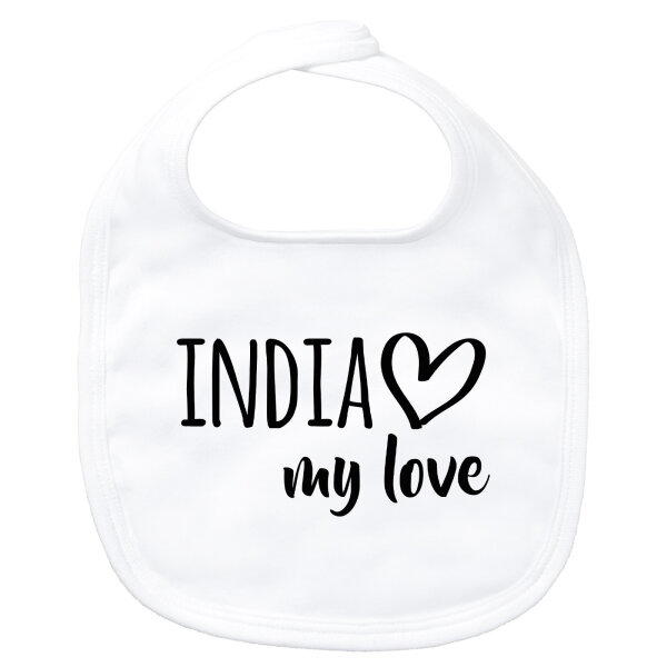 Baby Lätzchen India my love Klettverschluss