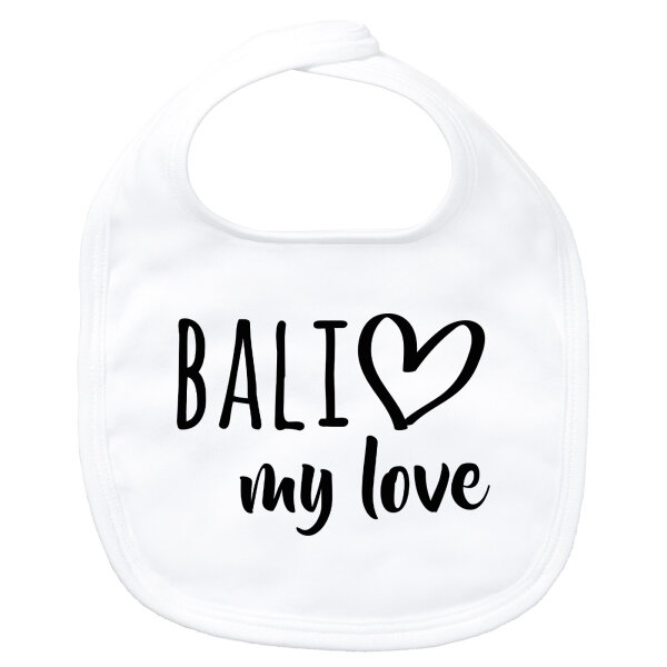 Baby Lätzchen Bali my love Klettverschluss