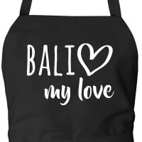Schürze Bali my love