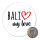 Magnet Bali my love 59mm Kühlschrankmagnet