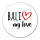 Aufkleber Bali my love 10cm Sticker