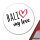 Aufkleber Bali my love 10cm Sticker
