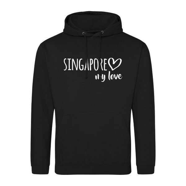 Unisex Hoodie Singapore my love Größe S-3XL
