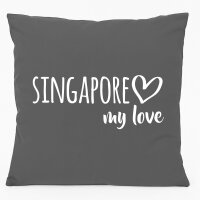 Sofakissen Singapore my love 40x40cm mit Füllung...
