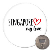 Magnet Singapore my love 59mm K&uuml;hlschrankmagnet