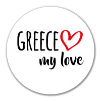 Aufkleber Greece my love 10cm Sticker