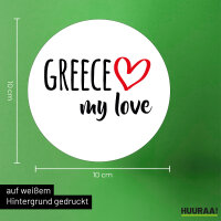 Aufkleber Greece my love 10cm Sticker