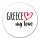 Aufkleber Greece my love 10cm Sticker
