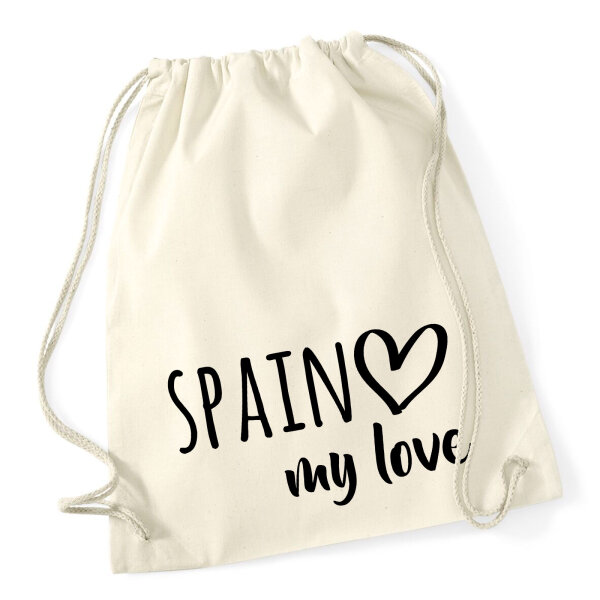 Turnbeutel Spain my love 12 Liter