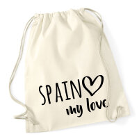 Turnbeutel Spain my love 12 Liter