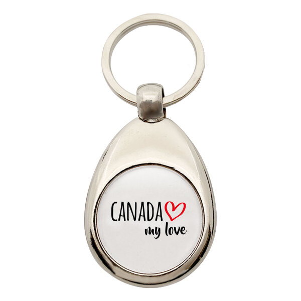 Schlüsselanhänger Canada my love
