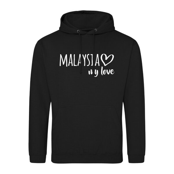 Unisex Hoodie Malaysia my love Größe S-3XL