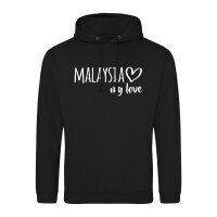 Unisex Hoodie Malaysia my love Größe S-3XL