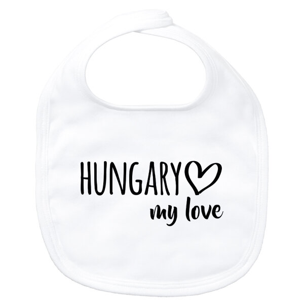Baby Lätzchen Hungary my love Klettverschluss