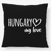 Kissen Hungary my love 40x40cm