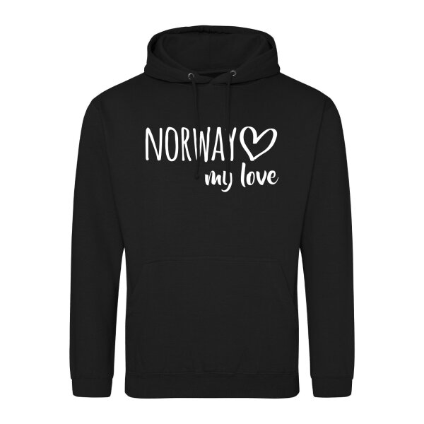 Unisex Hoodie Norway my love Größe S-3XL