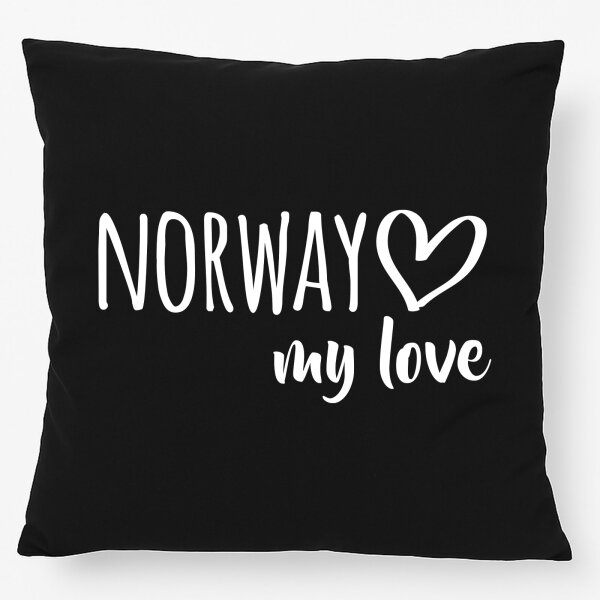 Kissen Norway my love 40x40cm