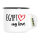 Emaille Tasse Egypt my love 300ml Vintage Emaille Becher