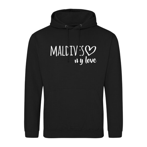 Unisex Hoodie Maldives my love Größe S-3XL