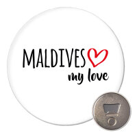 Magnet Maldives my love 59mm K&uuml;hlschrankmagnet