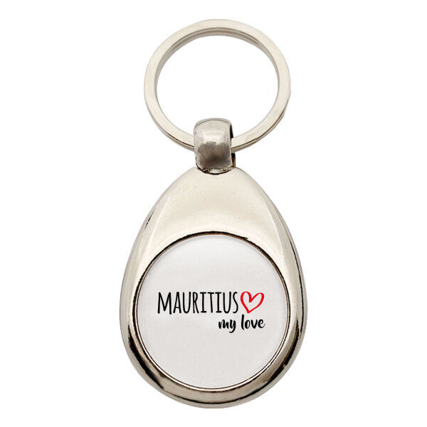 Schlüsselanhänger Mauritius my love