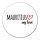 Aufkleber Mauritius my love 10cm Sticker