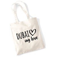 Jutebeutel Dubai my love 10 Liter