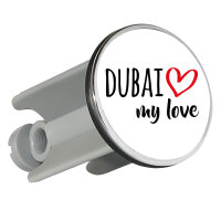 Waschbeckenstöpsel Dubai my love 4cm Abflussstopfen