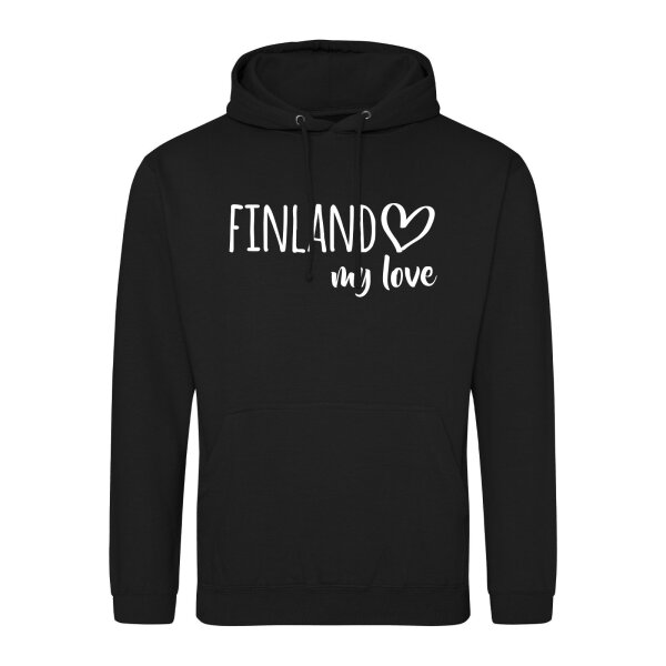 Unisex Hoodie Finland my love Größe S-3XL