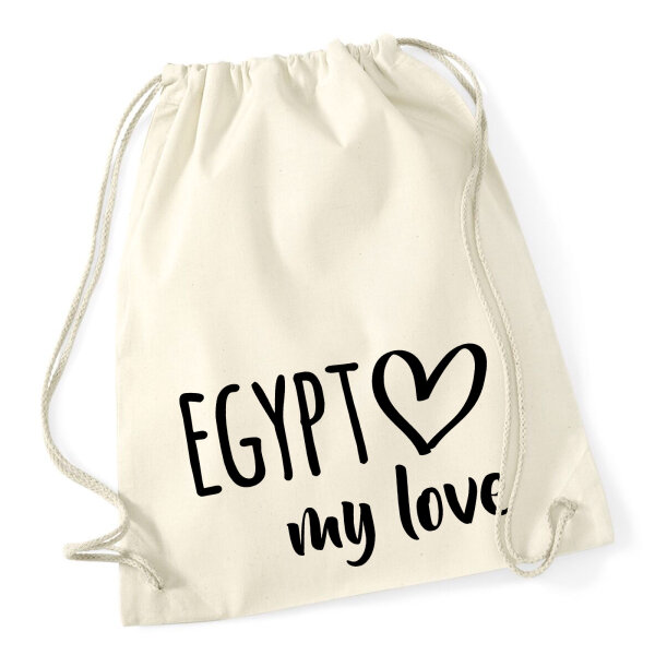 Turnbeutel Egypt my love 12 Liter