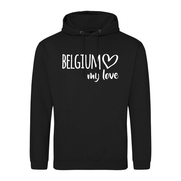 Unisex Hoodie Belgium my love Größe S-3XL