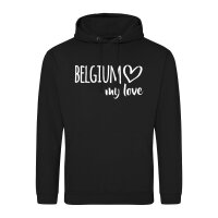 Unisex Hoodie Belgium my love Größe S-3XL