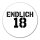 Aufkleber Endlich 18 Schriftzug 10cm Sticker