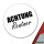 Aufkleber Achtung Rentner Schriftzug 10cm Sticker