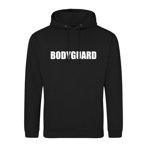 Unisex Hoodie Bodyguard Schriftzug Größe S-3XL