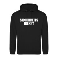 Unisex Hoodie Sicherheitsdienst Schriftzug...