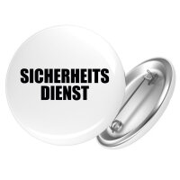 Button Sicherheitsdienst Schriftzug