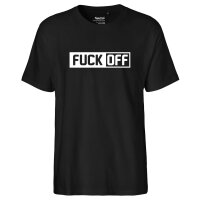 Herren T-Shirt Fuck Off Schriftzug Größe S-3XL