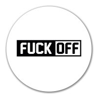 Aufkleber Fuck Off Schriftzug 10cm Sticker